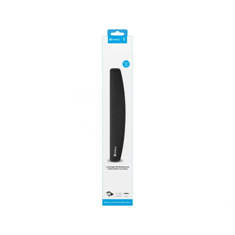 Poggiapolsi Sandberg Memory Foam 48 cm nero