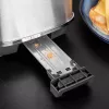 Tostapane Gastroback Design Advanced 4S 2 fette 1100 W nero acciaio inox
