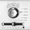 Tostapane Gastroback Design Advanced 4S 2 fette 1100 W nero acciaio inox