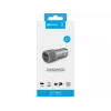 Caricabatterie da auto Sandberg 1xQC3.0+1xUSB-C 48W, auto, accendisigari, 12 V, metallizzato