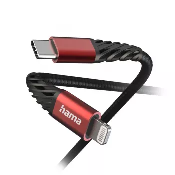 Cavo Hama Extreme Lightning a USB-C 1,5 m 3A nero rosso
