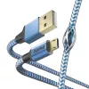 Cavo USB Hama Reflective USB 2.0 1,5 m USB A Micro-USB B blu