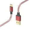 Cavo USB Hama Reflective USB 2.0 1,5 m USB A Micro-USB B rosso