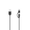 Cavo USB Hama 00200616 USB 2.0 0,75 m USB A USB C/Micro-USB A nero