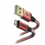 Cavo Hama Reflective 1,5 m rosso