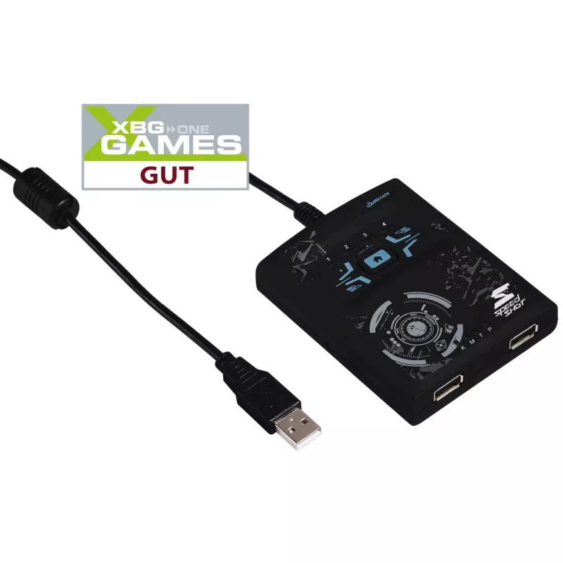 Convertitore mouse/tastiera Hama Speedshot Ultimate per PS4/PS3/Xbox One/Xbox 360