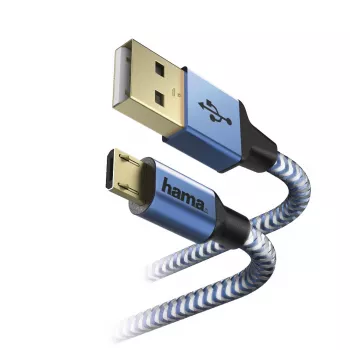 Hama 00178289 cavo USB USB 2.0 1,5 m USB A Micro-USB B blu