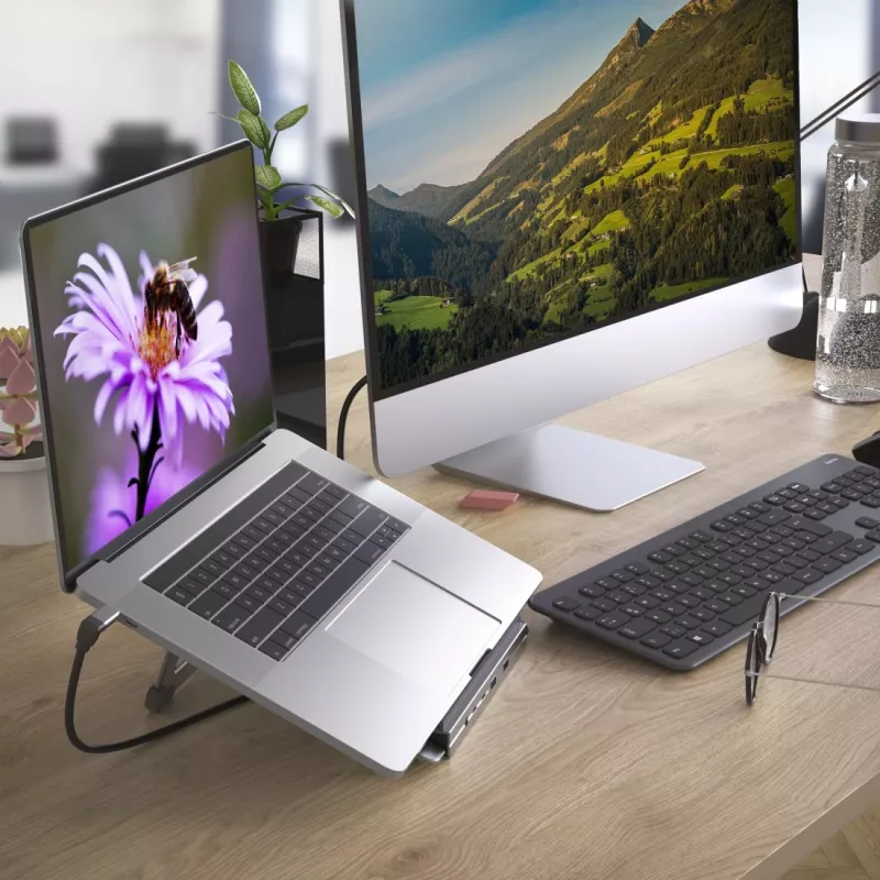 Hama Connect2Office supporto per laptop antracite