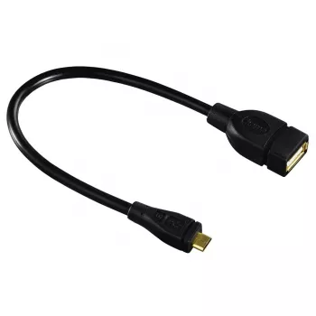 Hama 173892 cavo USB USB 2.0 0,15 m Micro-USB B USB A nero