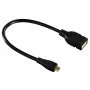 Hama 173892 cavo USB USB 2.0 0,15 m Micro-USB B USB A nero