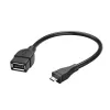 Hama 173892 cavo USB USB 2.0 0,15 m Micro-USB B USB A nero