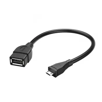 Hama 173892 cavo USB USB 2.0 0,15 m Micro-USB B USB A nero