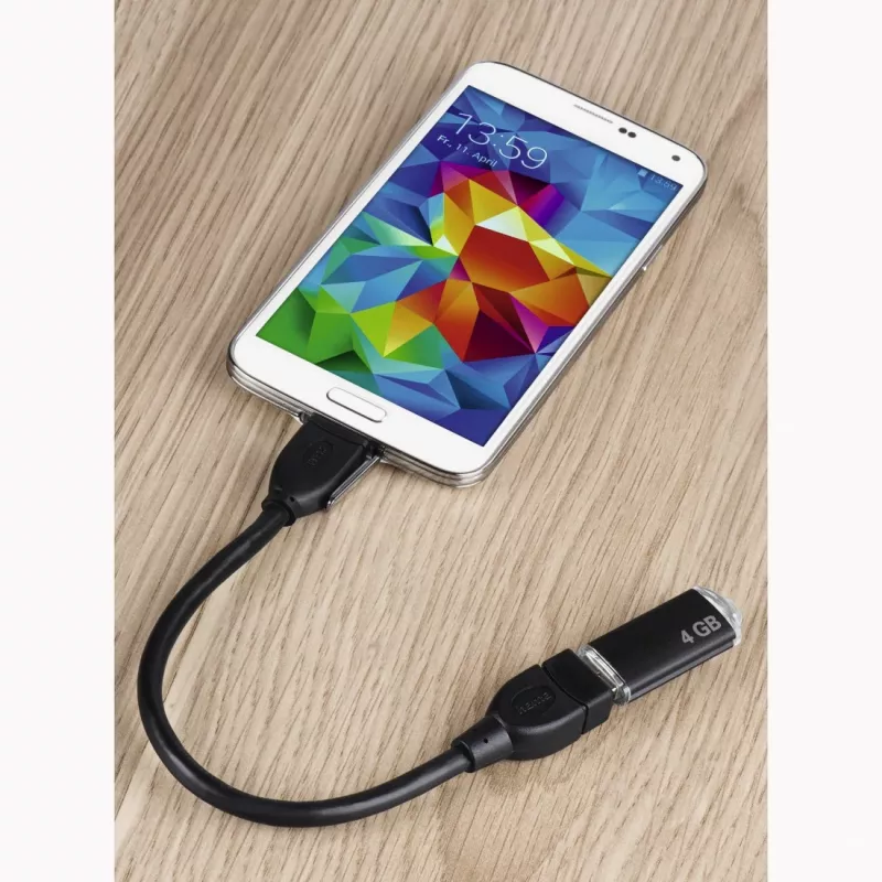 Hama 173892 cavo USB USB 2.0 0,15 m Micro-USB B USB A nero