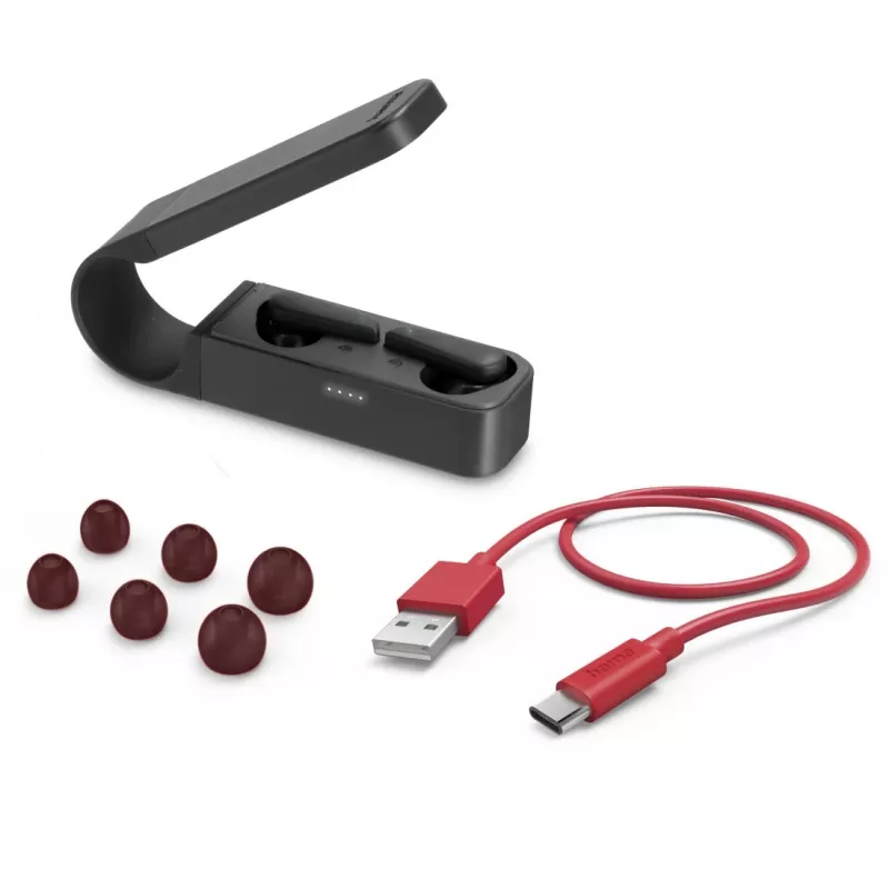 Hama Spirit Pocket cuffie True Wireless Stereo (TWS) in-ear chiamate/musica Bluetooth nero
