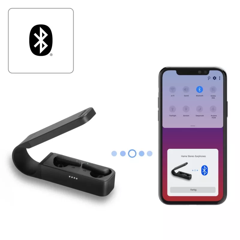 Hama Spirit Pocket cuffie True Wireless Stereo (TWS) in-ear chiamate/musica Bluetooth nero
