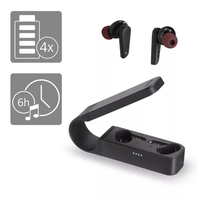 Hama Spirit Pocket cuffie True Wireless Stereo (TWS) in-ear chiamate/musica Bluetooth nero