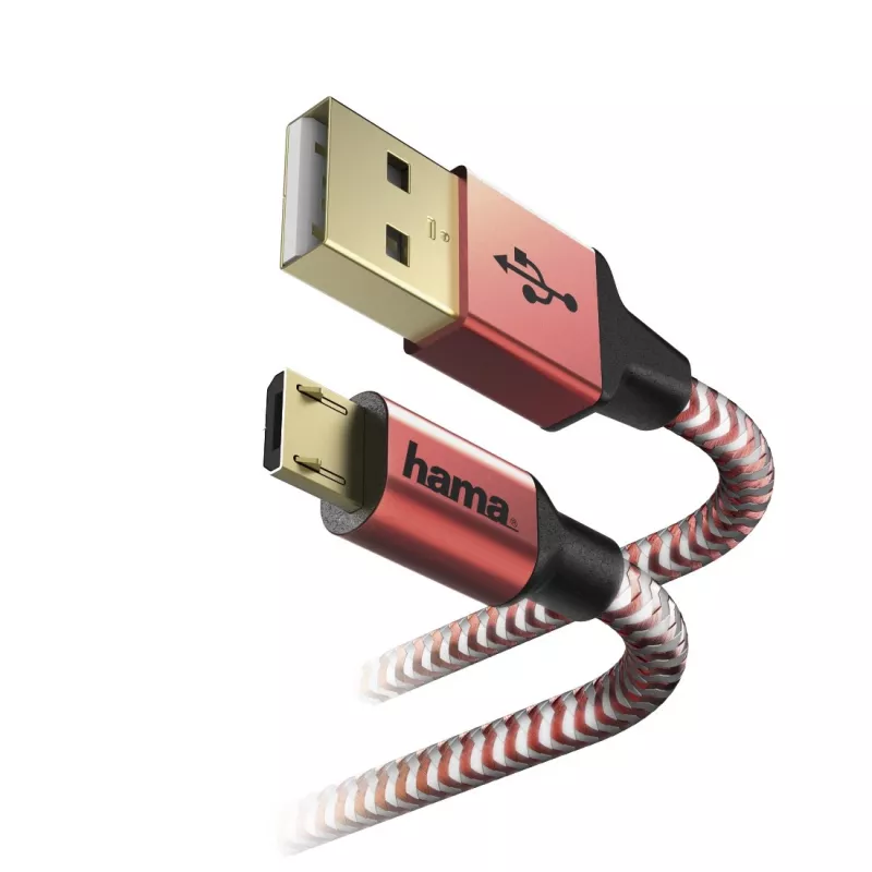 Hama 00178288 cavo USB USB 2.0 1,5 m USB A Micro-USB B rosso