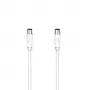 Cavo coassiale Hama 00205049 coassiale 10 m bianco