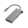 Dock per laptop/replicatore di porte Hama 00200110 USB 3.2 Gen 1 (3.1 Gen 1) Type-C grigio