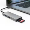 Dock per laptop/replicatore di porte Hama 00200110 USB 3.2 Gen 1 (3.1 Gen 1) Type-C grigio