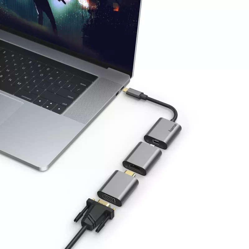 Adattatore grafico USB Hama 00200306 4096 x 2160 pixel grigio
