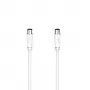 Cavo coassiale Hama 00205047 5 m bianco connettore coassiale