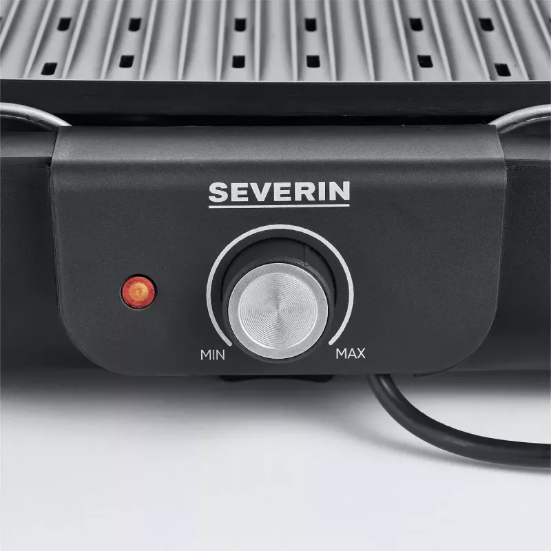 Griglia elettrica da tavolo Severin PG 8556 2300 W nero acciaio inox