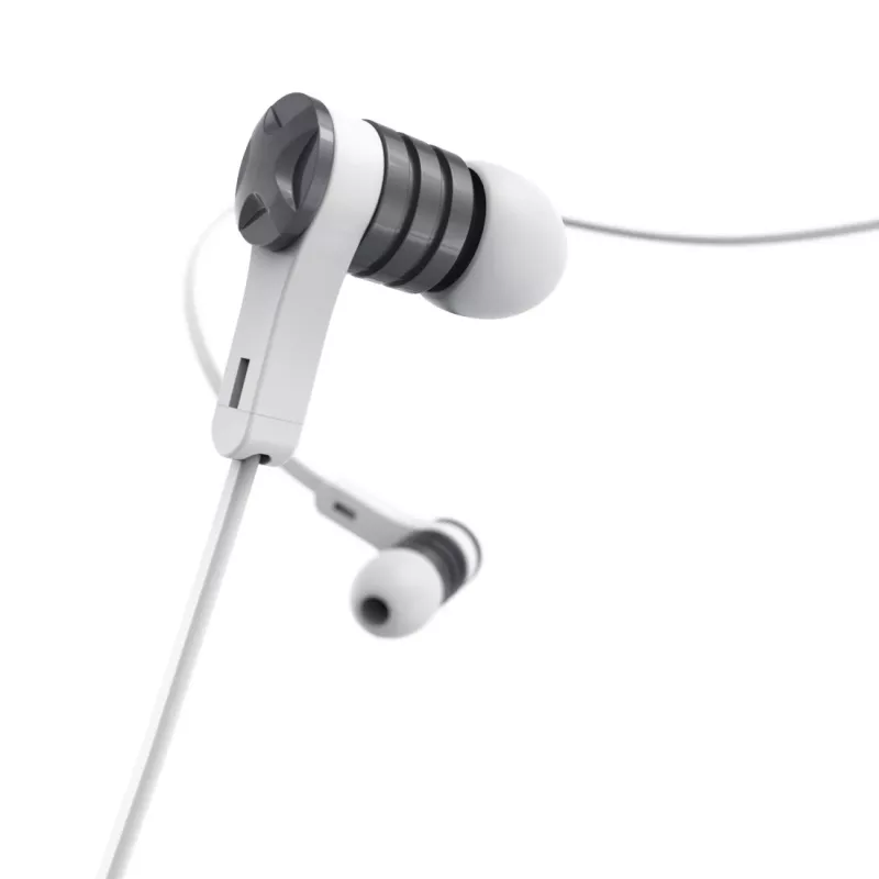 Cuffie Hama Intense con filo in-ear chiamate/musica argento, bianco