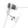 Cuffie Hama Intense con filo in-ear chiamate/musica argento, bianco