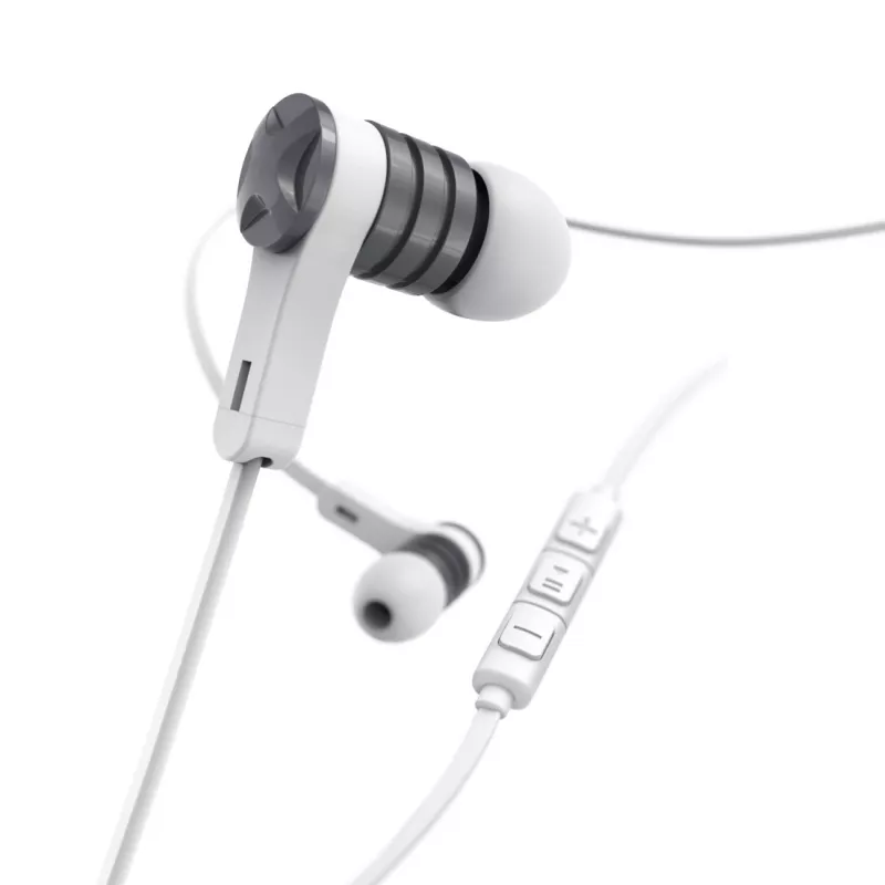 Cuffie Hama Intense con filo in-ear chiamate/musica argento, bianco