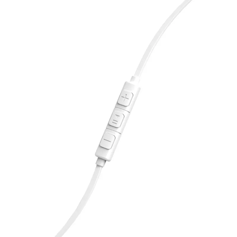 Cuffie Hama Intense con filo in-ear chiamate/musica argento, bianco