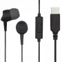 Cuffie Hama 00184192 con filo in-ear chiamate/musica USB Type-C nero, grigio scuro