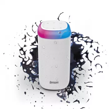 Altoparlante portatile stereo Hama Shine 2.0 bianco 30 W