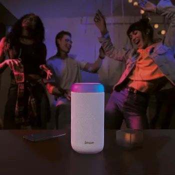 Altoparlante portatile stereo Hama Shine 2.0 bianco 30 W