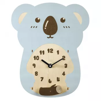 Orologio meccanico a pendolo Hama Koala altro blu, marrone, legno