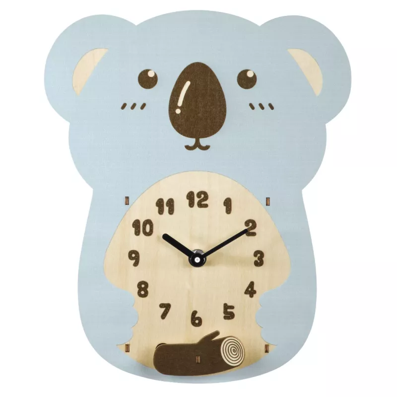 Orologio meccanico a pendolo Hama Koala altro blu, marrone, legno
