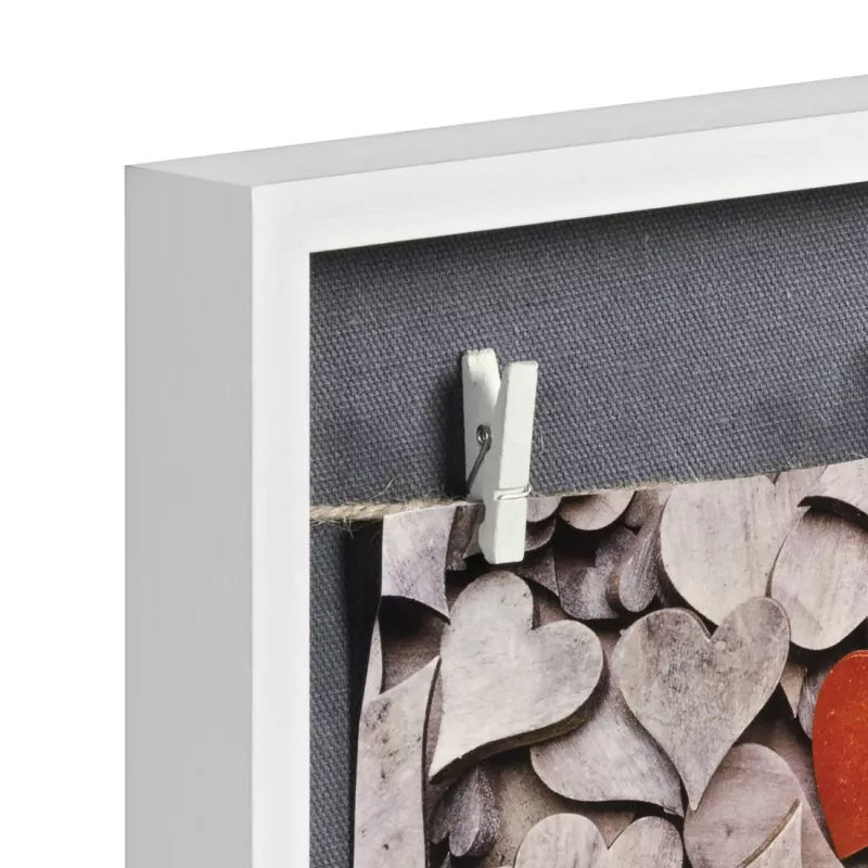 Portafoto multiplo HAMA Cavo — MDF, bianco, 365×295 mm