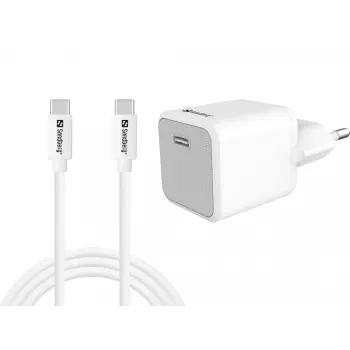 Caricabatterie Sandberg USB-C 20W Indoor AC cavo 1M ricarica rapida