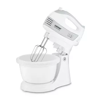 Frullatore a mano ZELMER ZHM2459S — 300 W, 5 velocità, accessori in acciaio inox