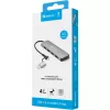 Hub Sandberg USB-C/A a 4xUSB 3.0 alluminio 5000 Mbit/s