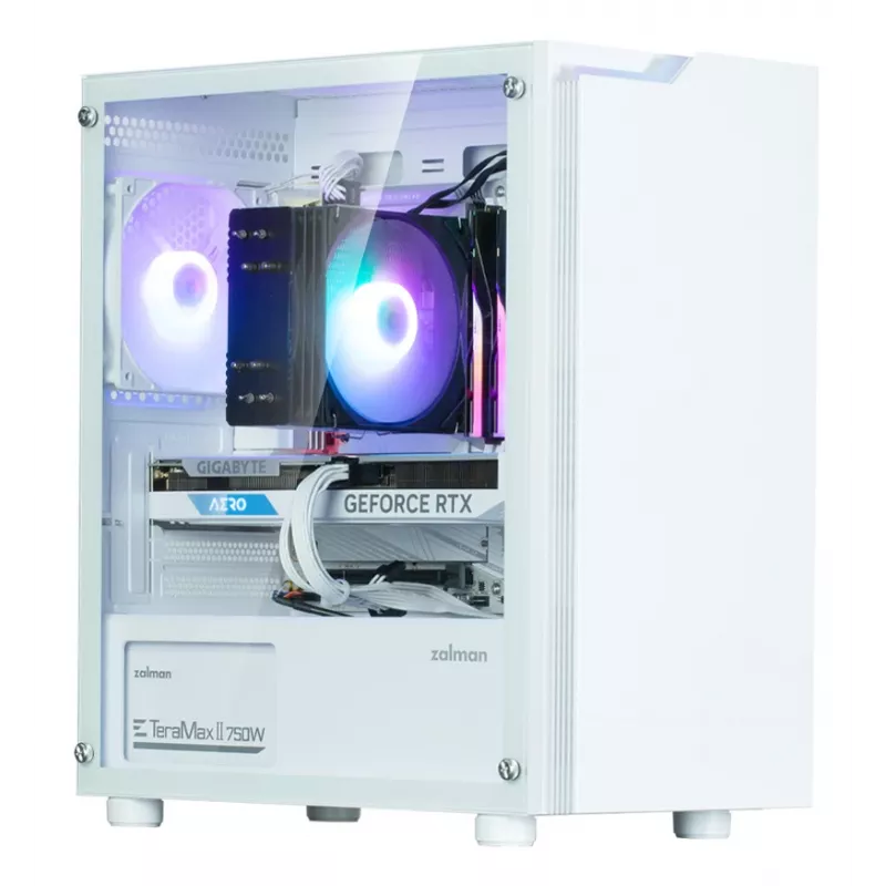 Case per computer Zalman T4 Plus Mini Tower bianco