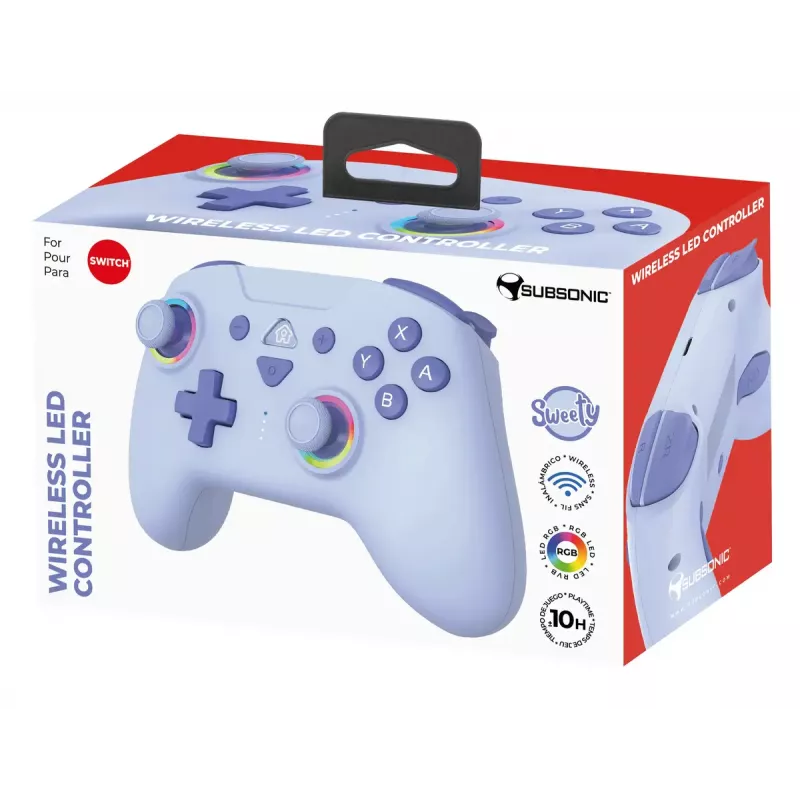 Gamepad Subsonic 147436 blu RF Nintendo Switch wireless batteria 10h