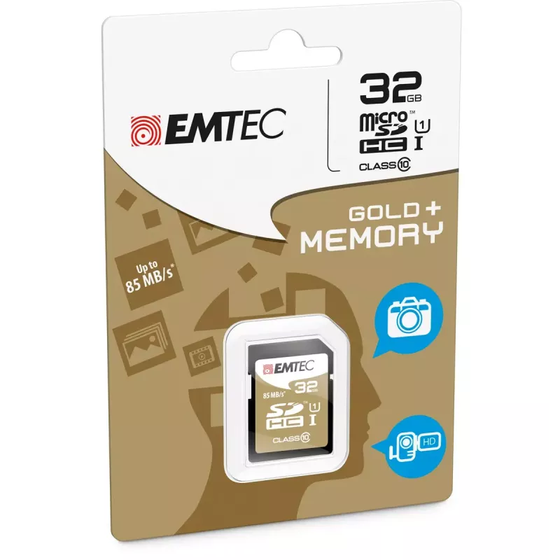 Scheda di memoria Emtec 32 GB SDHC Class 10 ECMSD32GHC10GP