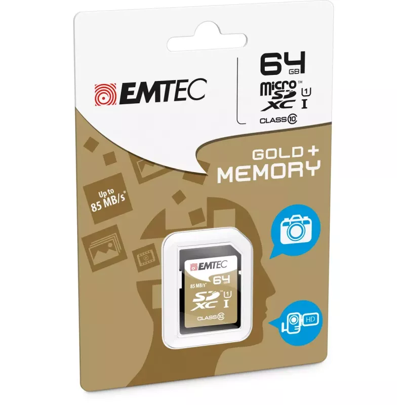 Scheda di memoria Emtec 64 GB SDXC Class 10 ECMSD64GXC10GP