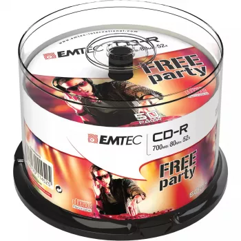 CD-R Emtec ECOC805052CB 700 MB 52x 50 pezzi