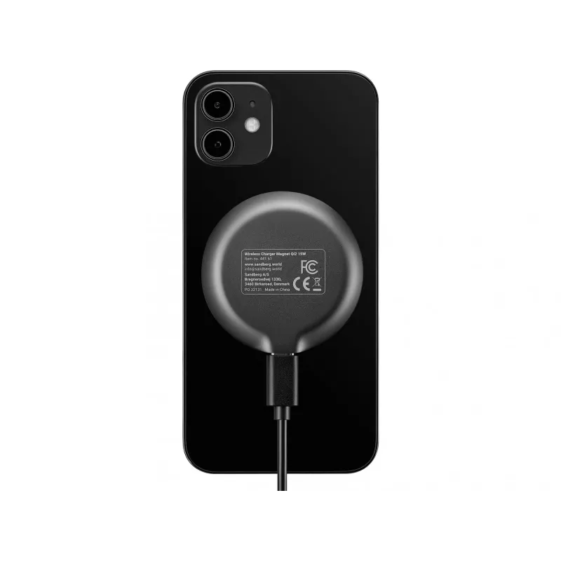 Caricabatterie wireless SANDBERG 441-61 Qi2 15W – base di ricarica wireless Qi2 compatibile con dispositivi Qi