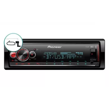 Ricevitore multimediale auto Pioneer MVH-S520DABAN 200 W Bluetooth nero