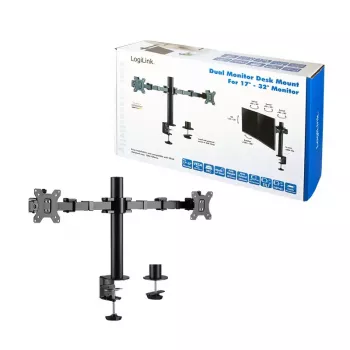 Supporto monitor LogiLink BP0106 32 pollici da tavolo nero