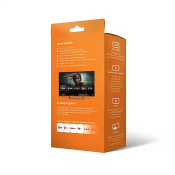 HD+ Smart TV Dongle HDMI 4K Ultra HD Android nero 32GB