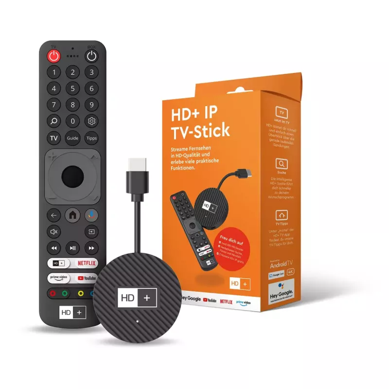 HD+ Smart TV Dongle HDMI 4K Ultra HD Android nero 32GB